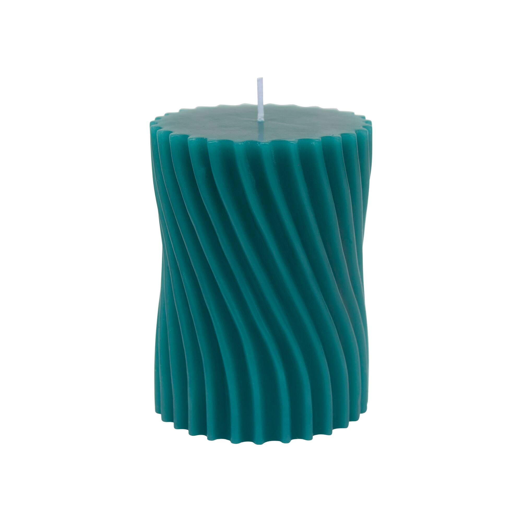 Sweet Agave Scented Waves Pillar Candle by Ashland